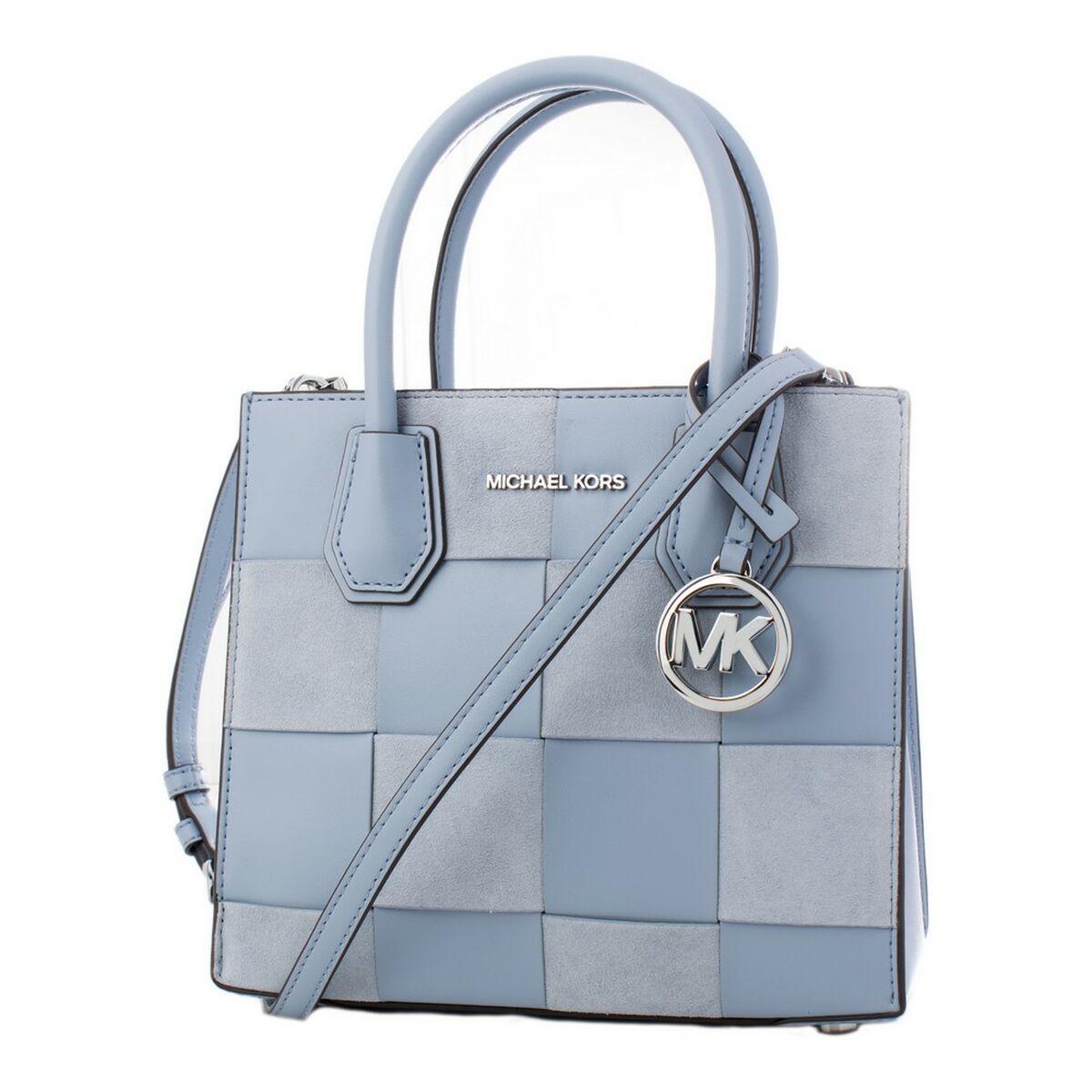 Women's Handbag Michael Kors 35S2SM9M6S-PALE-BLU-MLT Blue 22 x 19 x 10